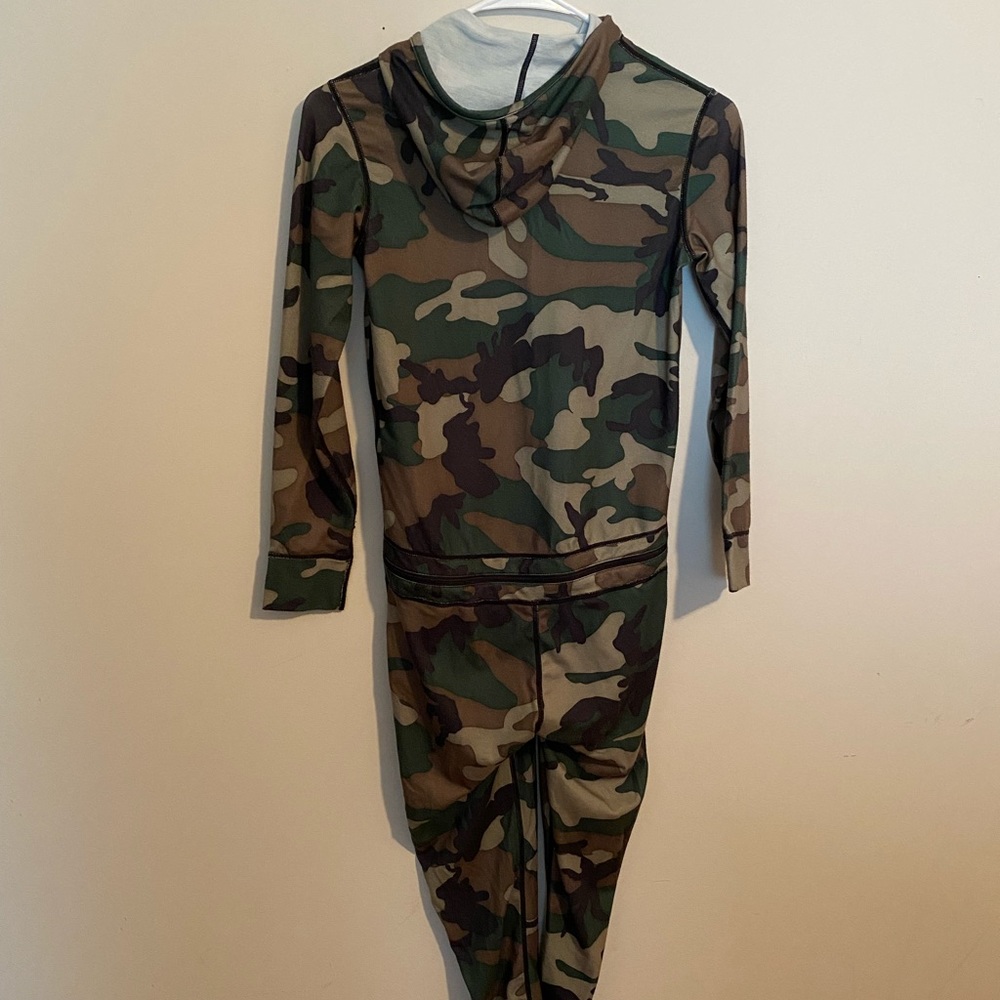 Camouflage Hooded Skiwear